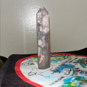 Flower agate  Crystal Tower -